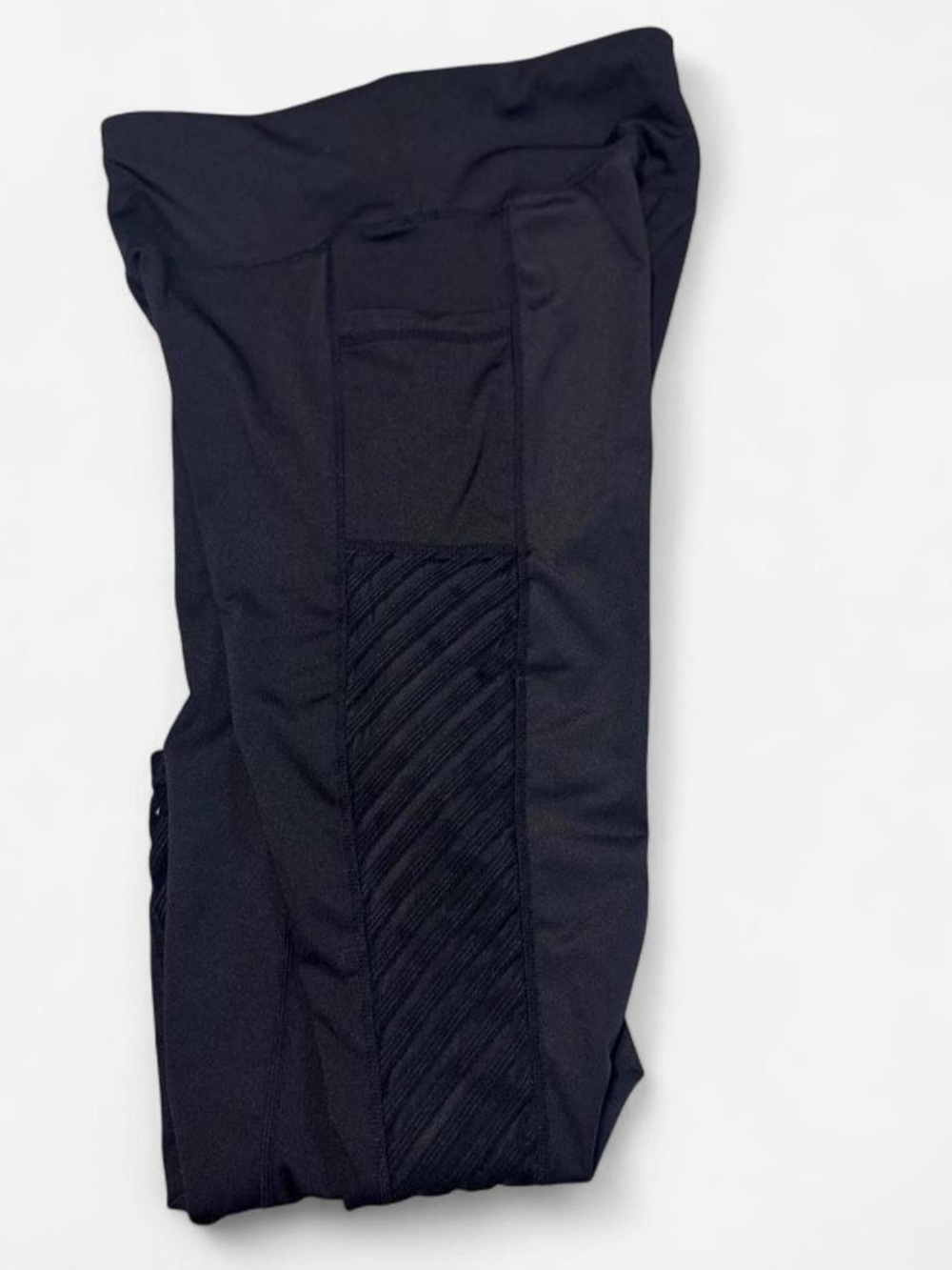 High-Waist Leggings with Side Mesh Panels